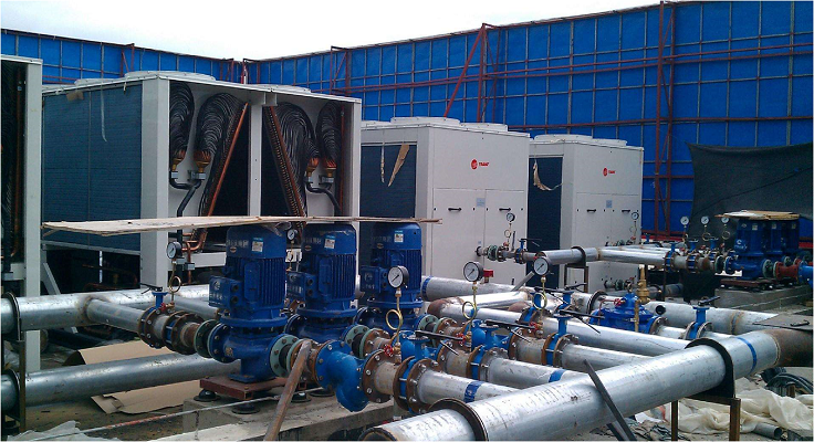 成都王府井百货中央空调安装工程